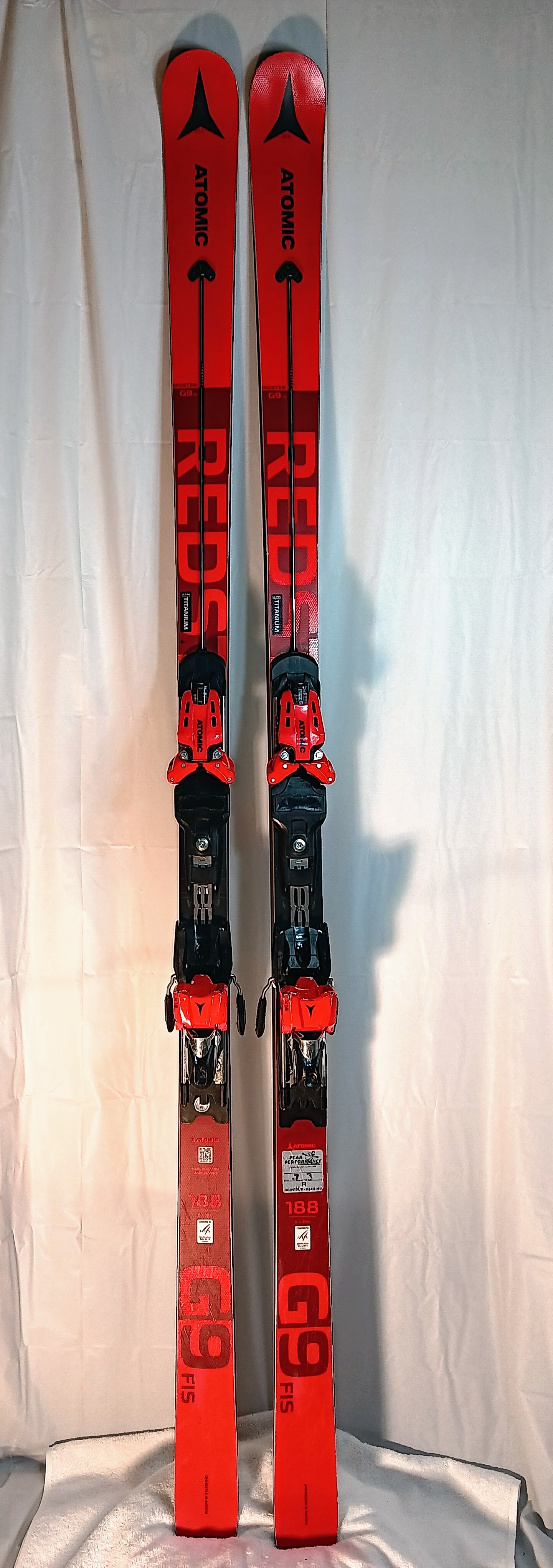 Atomic FIS Redster Giant Slalom w/Atomic Race Plates Size-193cm R