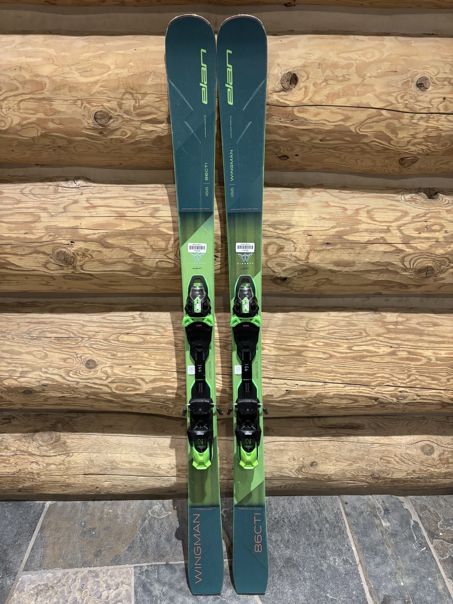 2025 Elan Wingman Skis With Integrated Elan Bindings 166cm