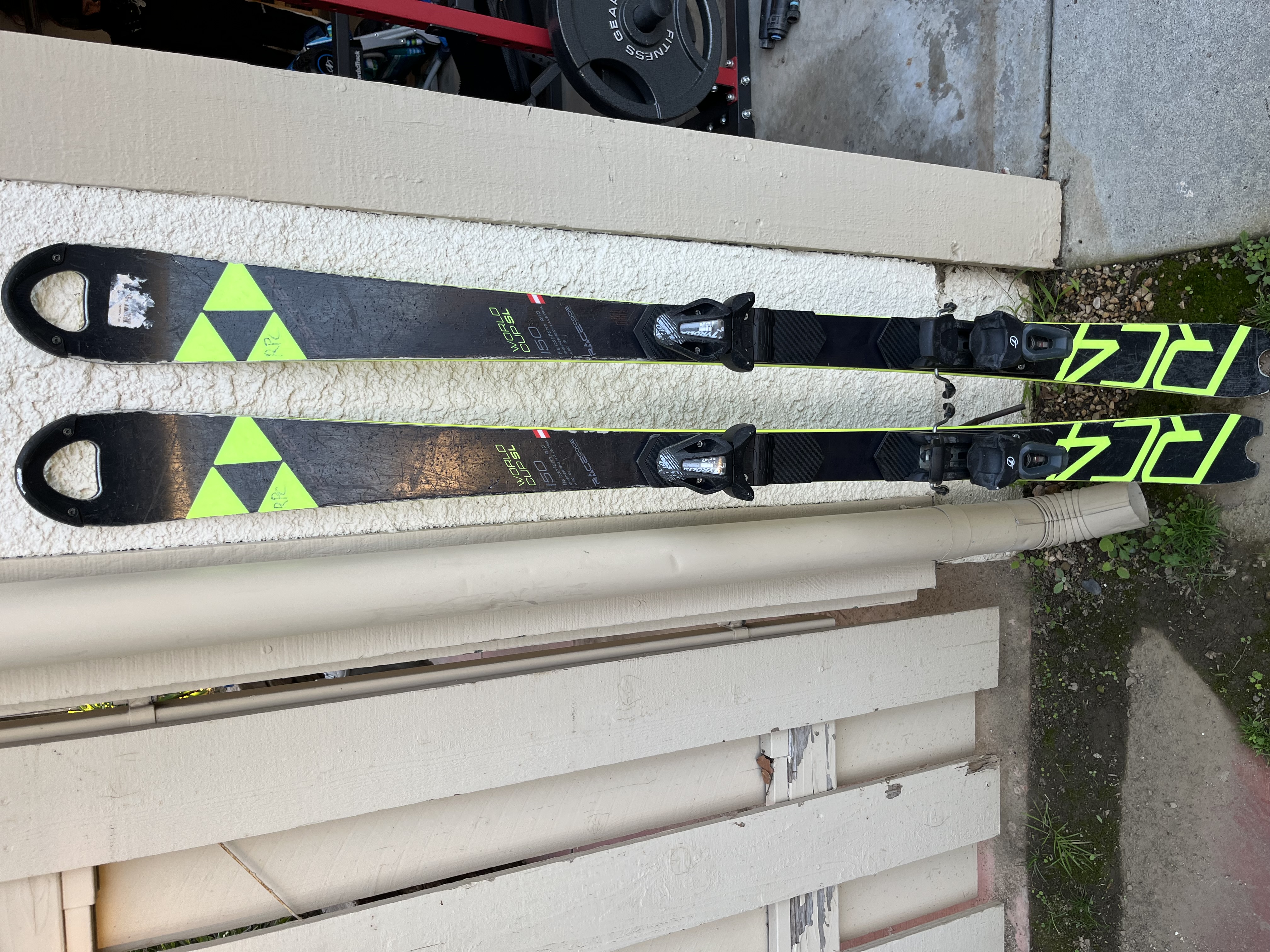 2x Fischer factory SL skis size 165 | SidelineSwap | Buy and Sell