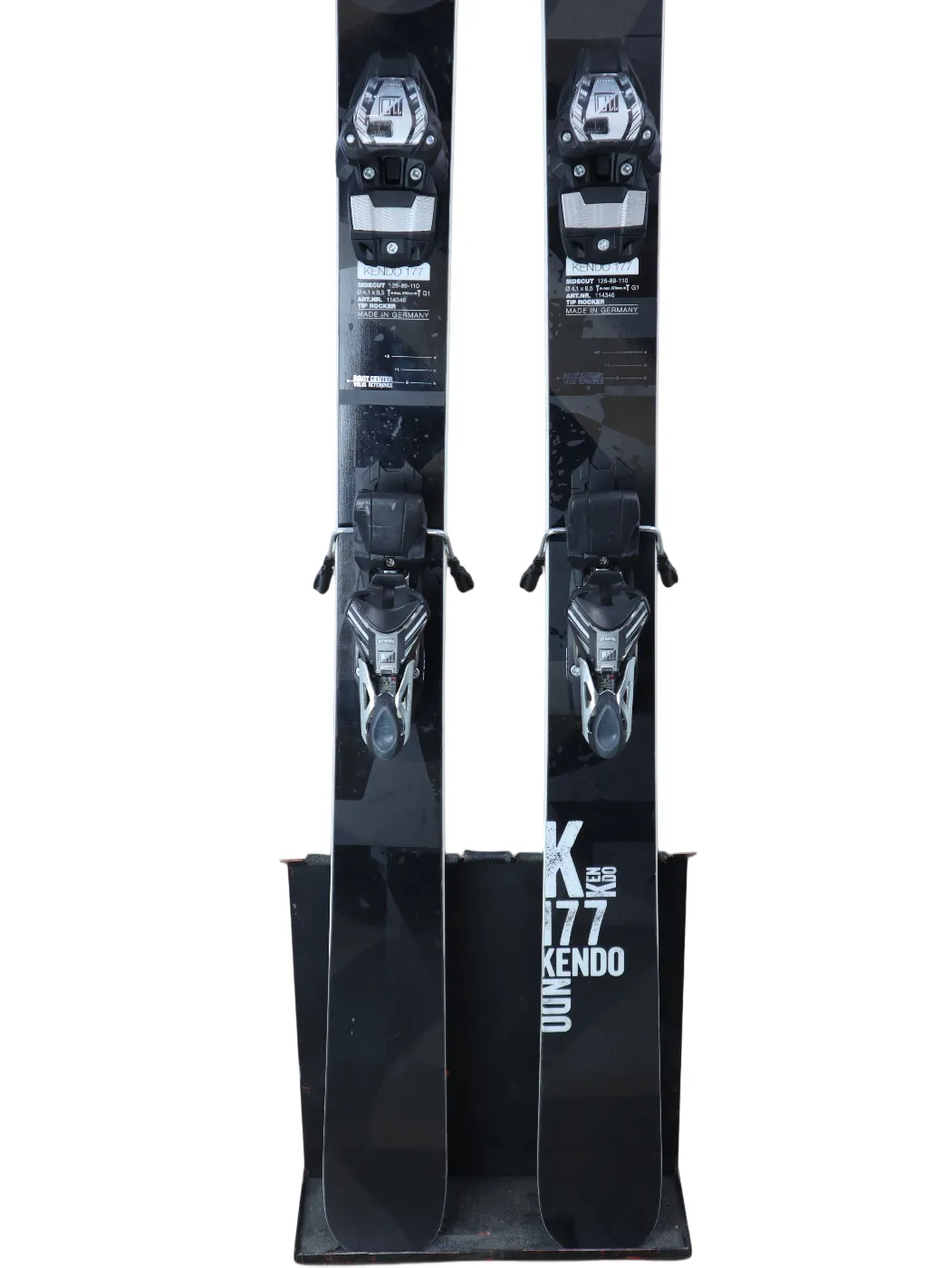 USED 2024 Völkl Kendo 88 All-Mountain Skis 177cm with Look NX 12