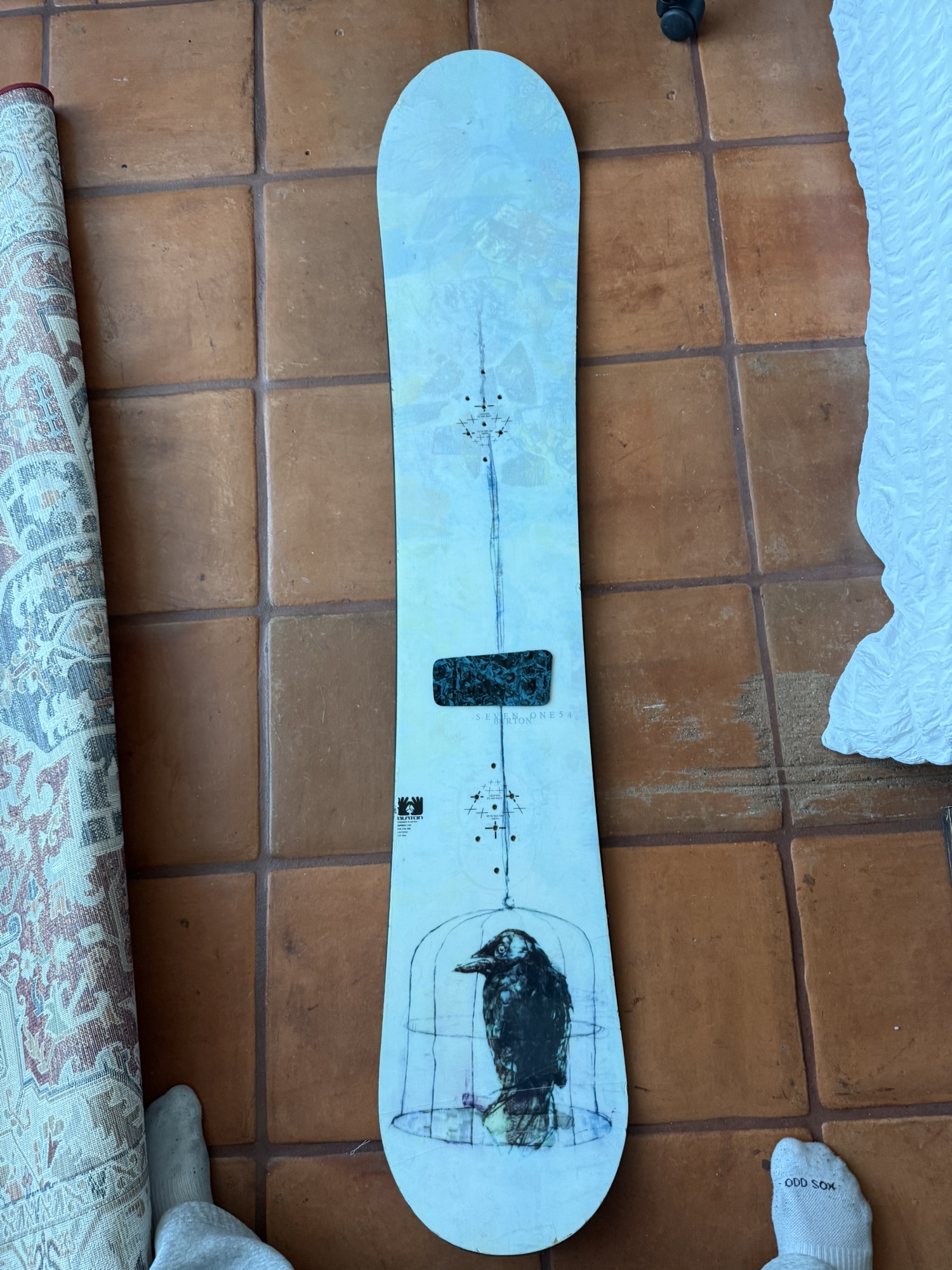 【BURTON】SEVEN ONE スノーボード　2点　154cm カラス d2c66995ebb02256_original.jpeg