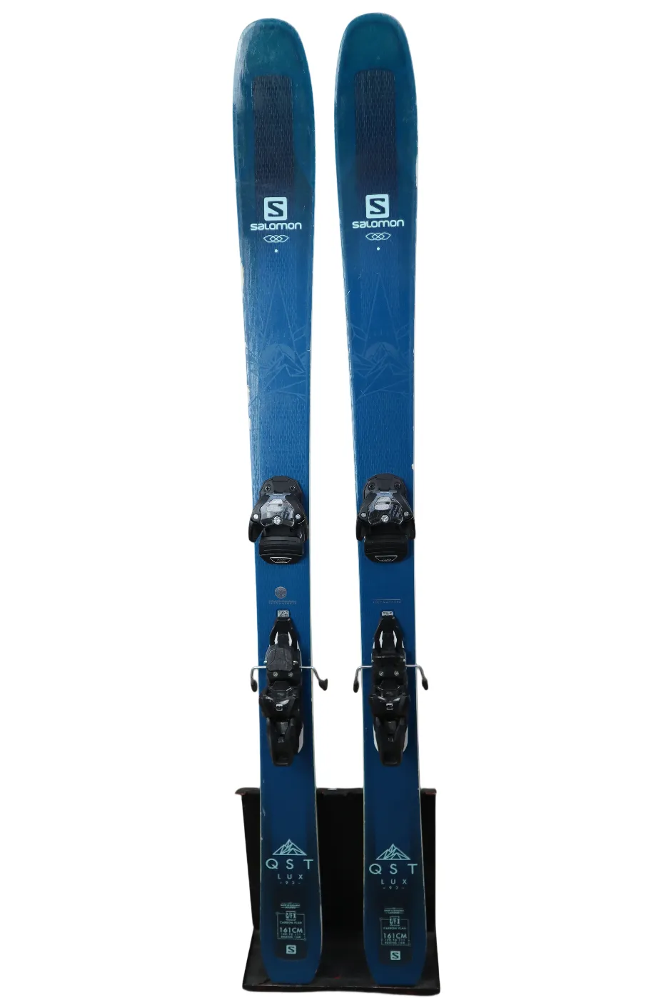 USED 2024 Salomon QST Lux 92 Skis 161cm with Tyrolia Attack 13