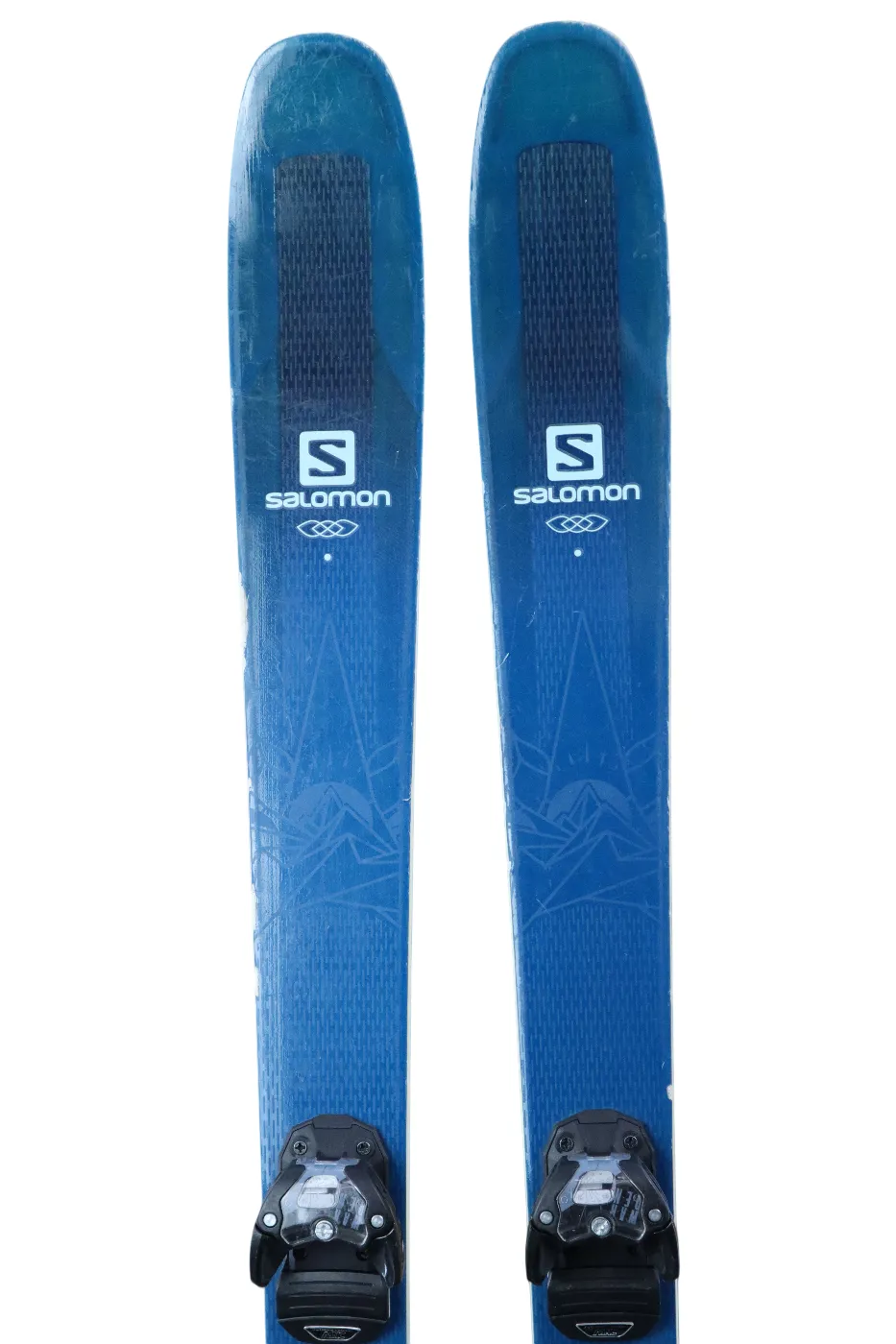 USED 2024 Salomon QST Lux 92 Skis 161cm with Tyrolia Attack 13