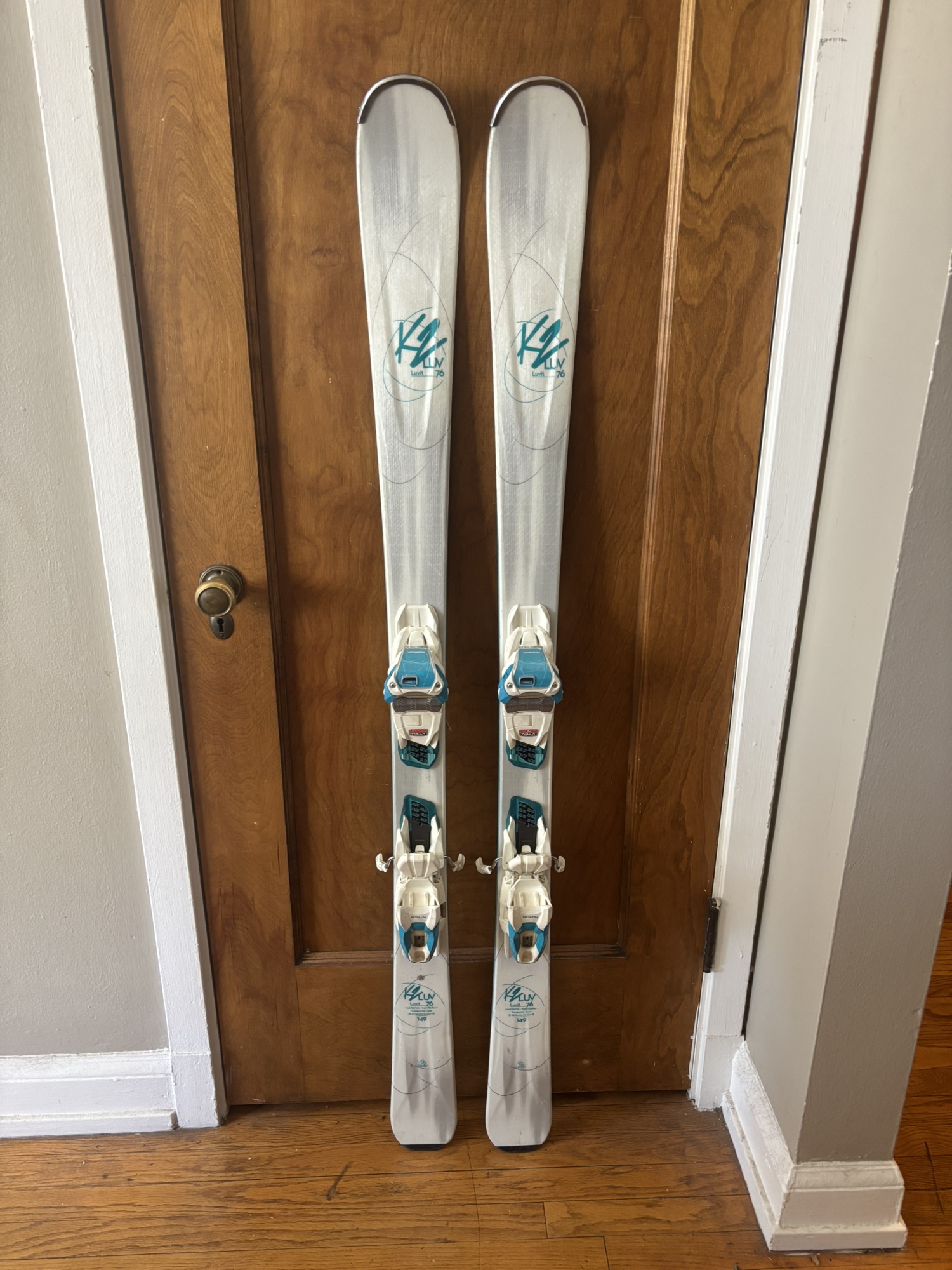 K2 Luvit 76 149cm with Adjustable Marker Gripwalk Bindings