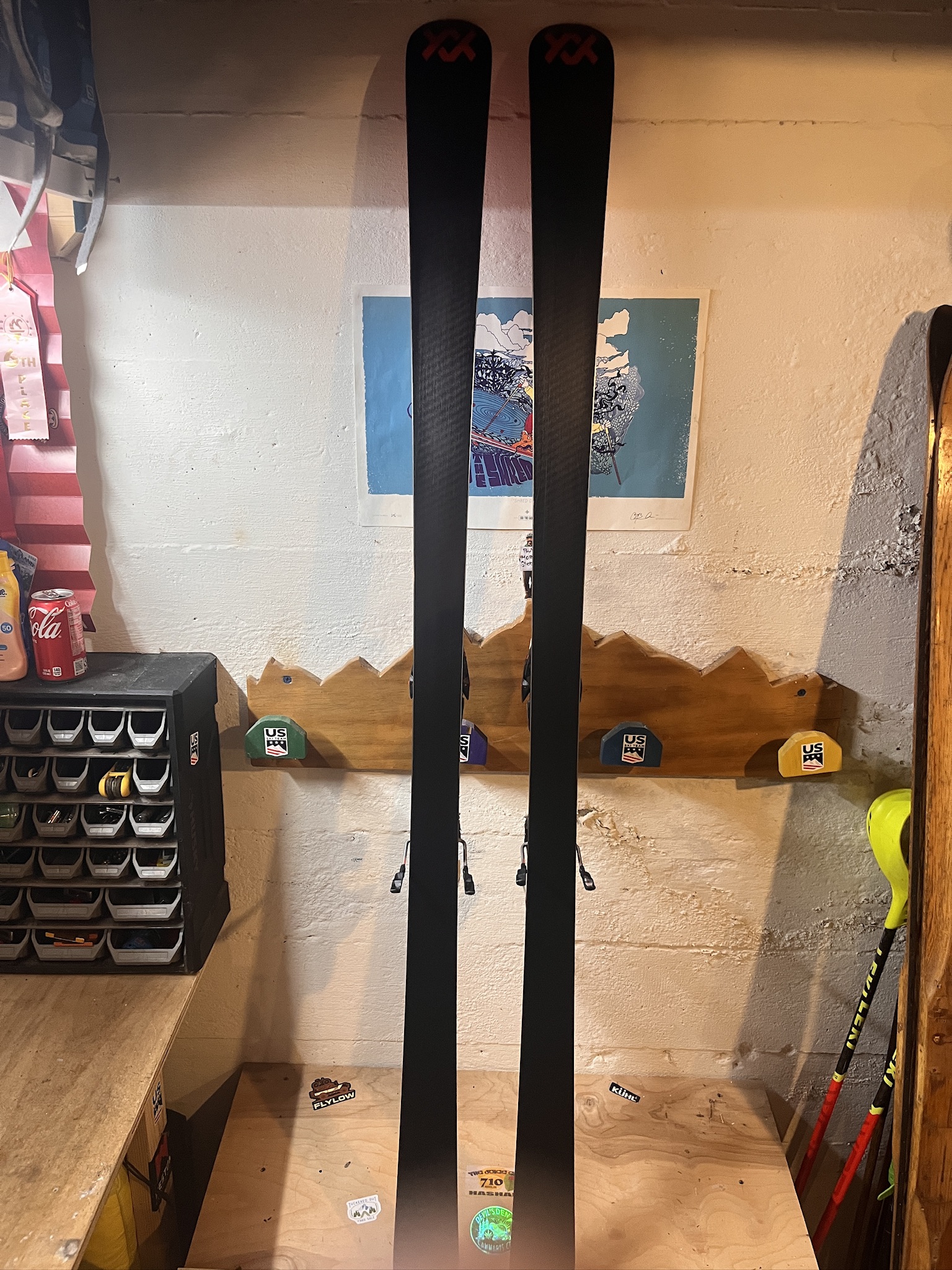 2020 Volkl Racing 171 cm Racetiger GS Skis With Marker Race