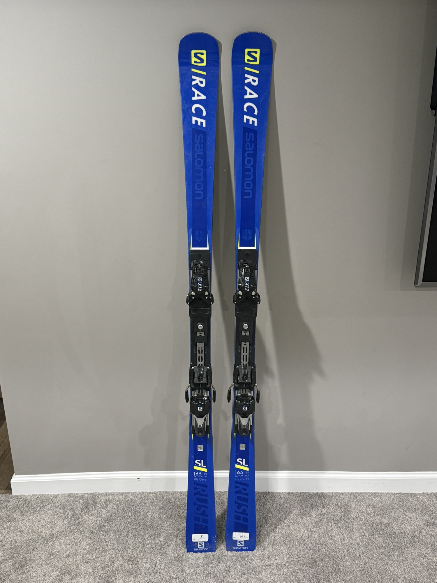 Salomon I S/Race Rush SL Skis w/Bindings | SidelineSwap | Buy and