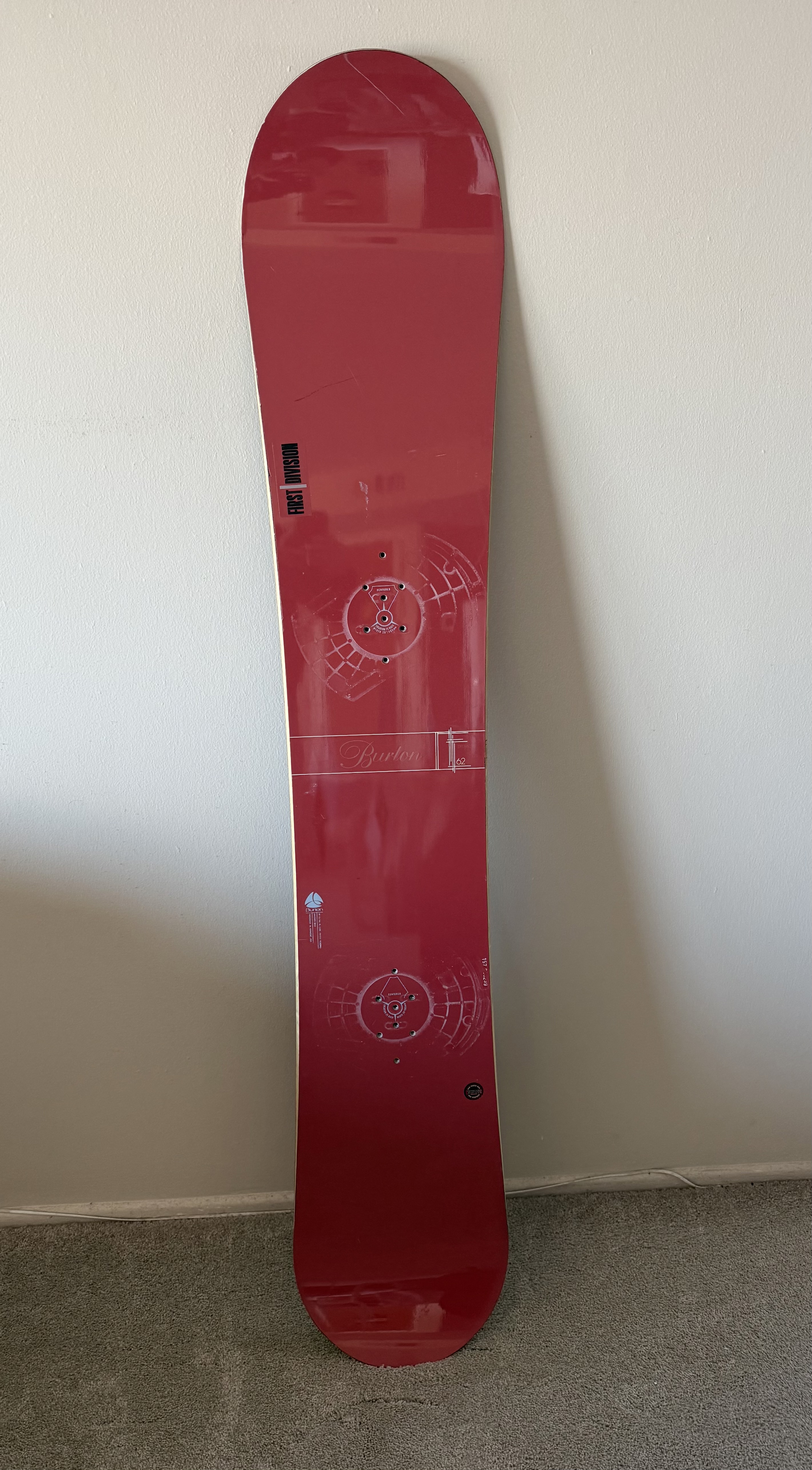 Burton FL Project Snowboard Very Stiff 162 cm | SidelineSwap | Buy