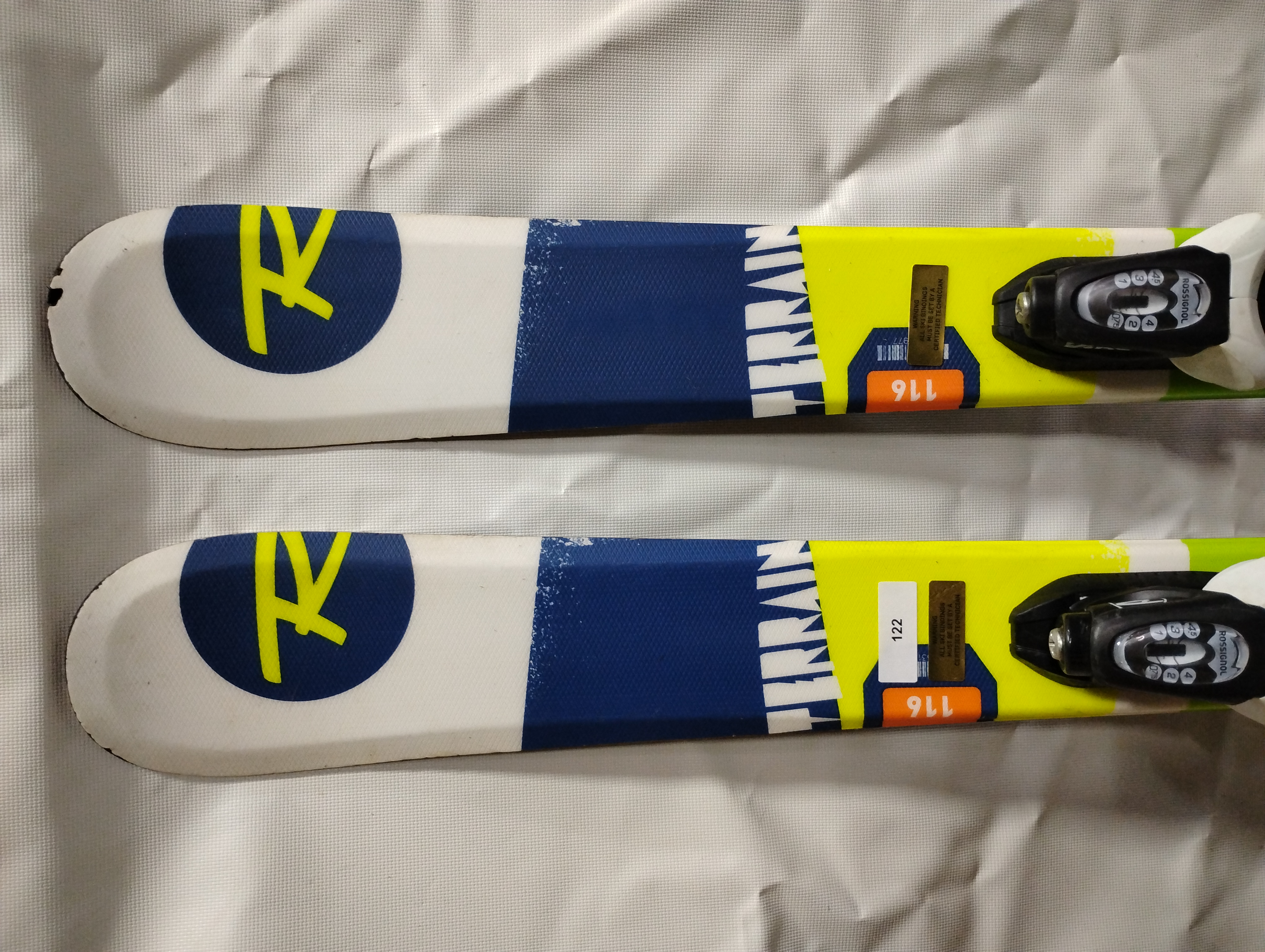 116 Rossignol Terrain Jr skis | SidelineSwap | Buy and Sell on