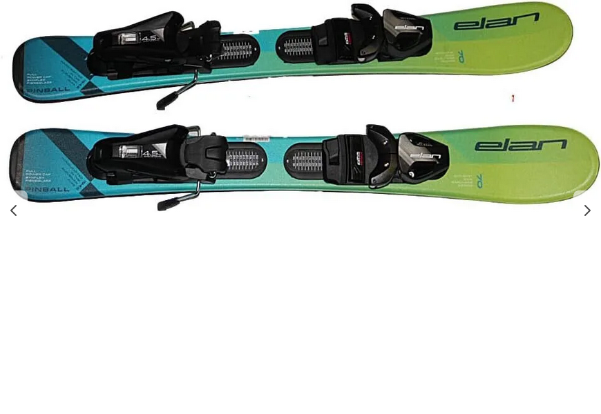 NEW 2024 Elan 130cm pinball Kids junior skis with EL 4.5 System